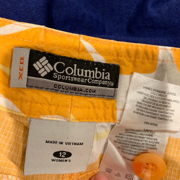 COLUMBIA Tropical print summer skirt women’s size 12 medium - Picture 6 of 9